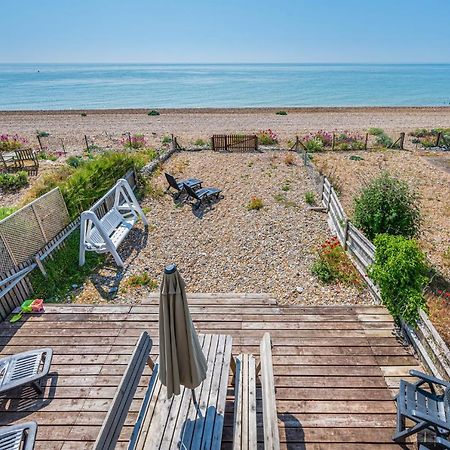 Pebble Paradise Beachfront Family Getaway Pevensey Exterior foto